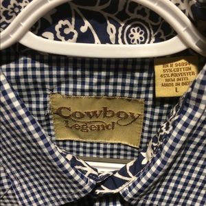 Cowboy legend never been worn